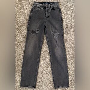 Women’s Distressed Ultra High-Rise Vintage Straight  Hollister Jeans  24W 27L 0R